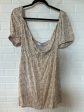 Tan Dress Casual Short Sophie Rue, Size L Fashion