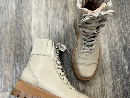 Cream Boots Combat Schutz, Size 6 Discount