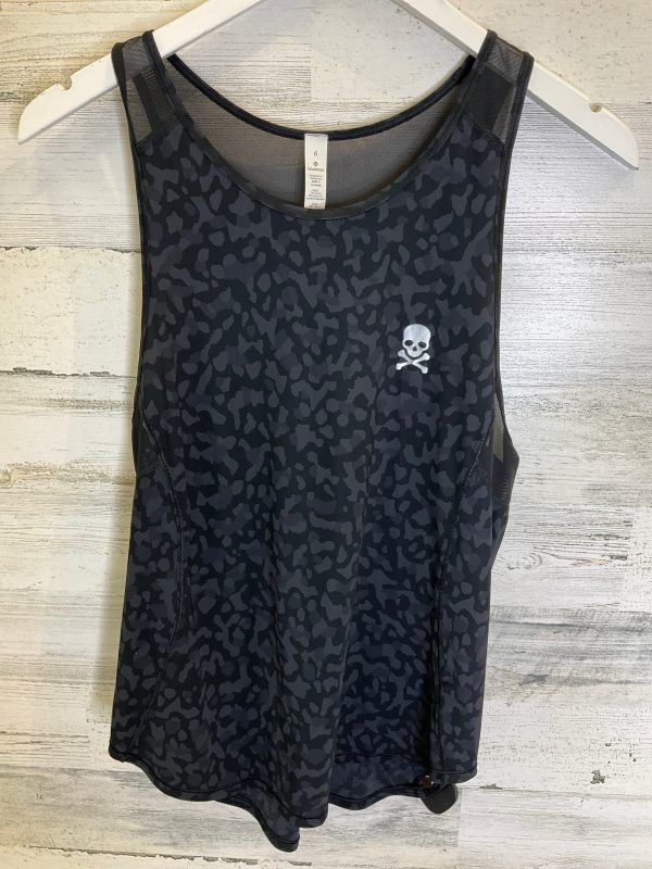 Black Athletic Tank Top Lululemon, Size 6 Online Sale