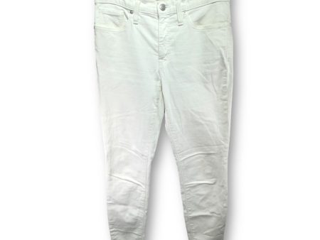 White Jeans Skinny Madewell, Size 6 For Sale