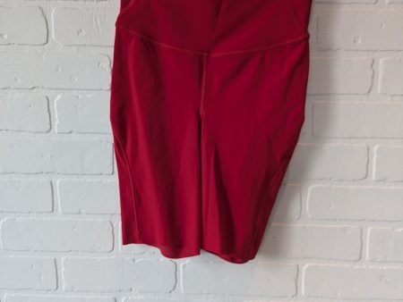 Red Athletic Shorts Lululemon, Size 4 Online Hot Sale