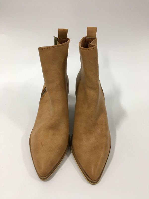 Tan Boots Ankle Heels Clothes Mentor, Size 6 Hot on Sale