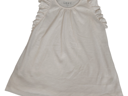 White Top Sleeveless Loft, Size S Online Sale