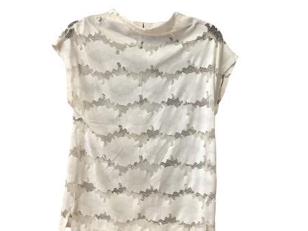 White Top Short Sleeve Reiss, Size Xs Hot on Sale