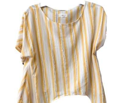 Yellow Top Short Sleeve Lou And Grey, Size S Sale