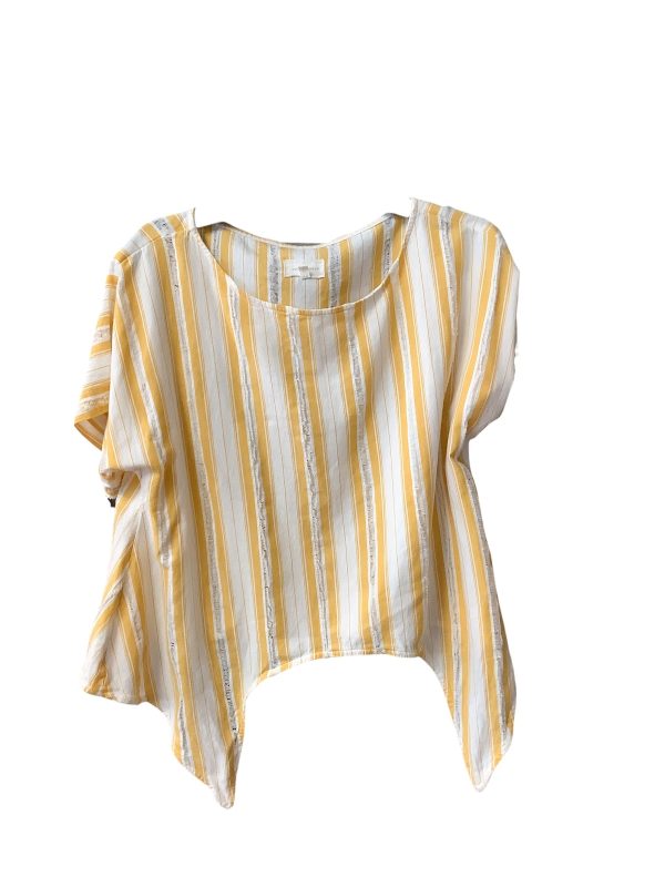 Yellow Top Short Sleeve Lou And Grey, Size S Sale