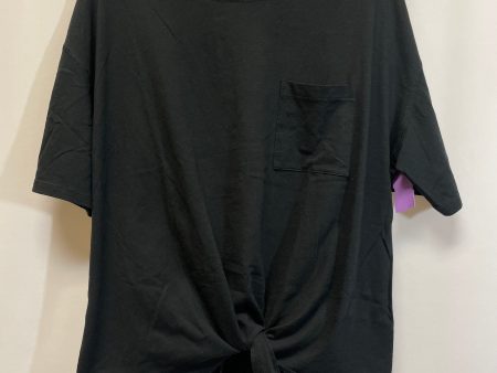 Black Top Short Sleeve Clothes Mentor, Size 2x Hot on Sale