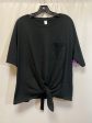 Black Top Short Sleeve Clothes Mentor, Size 2x Hot on Sale