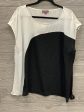 Black & White Top Short Sleeve Vince Camuto, Size 2x Discount