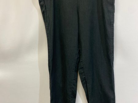 Black Pants Linen J. Jill, Size Xl Discount