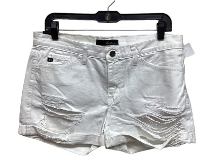 White Shorts Kancan, Size 4 Online Hot Sale