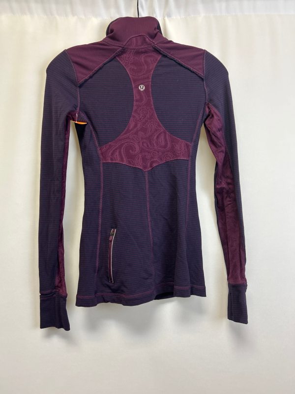 Athletic Top Long Sleeve Collar By Lululemon  Size: Xs Sale