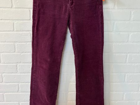 Purple Pants Corduroy Kut, Size 2 Online