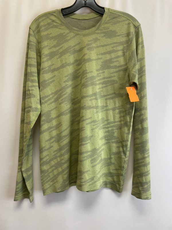 Athletic Top Long Sleeve Crewneck By Lululemon  Size: M Online Hot Sale