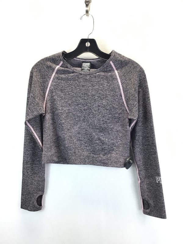 Black & Pink Athletic Top Long Sleeve Crewneck Pink, Size L For Cheap