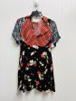 Black & Orange Dress Casual Short Free People, Size 6 Hot on Sale