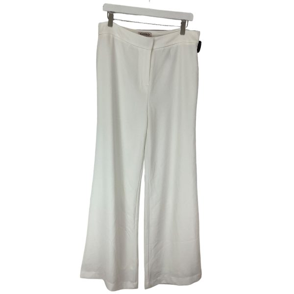 White Pants Wide Leg Nanette By Nanette Lepore, Size 10 Fashion