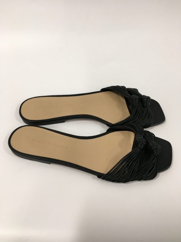 Black Sandals Flats Veronica Beard, Size 9 Fashion