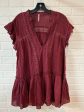 Red Tunic Short Sleeve Free People, Size S Online