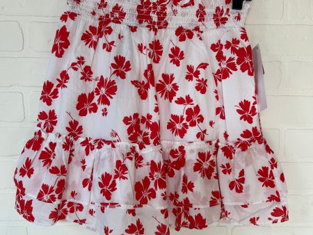 Red & White Skirt Mini & Short J. Crew, Size 0 Online Hot Sale