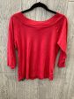 Red Top Long Sleeve Jones New York, Size M For Discount