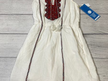 White Dress Casual Midi Madewell, Size Xs Online Sale