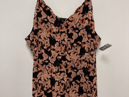 Black & Brown Top Sleeveless Halogen, Size Xl Discount