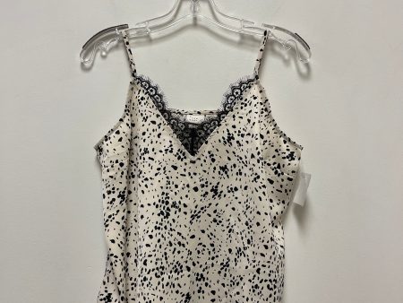 Black & Cream Top Sleeveless A New Day, Size M Online Hot Sale