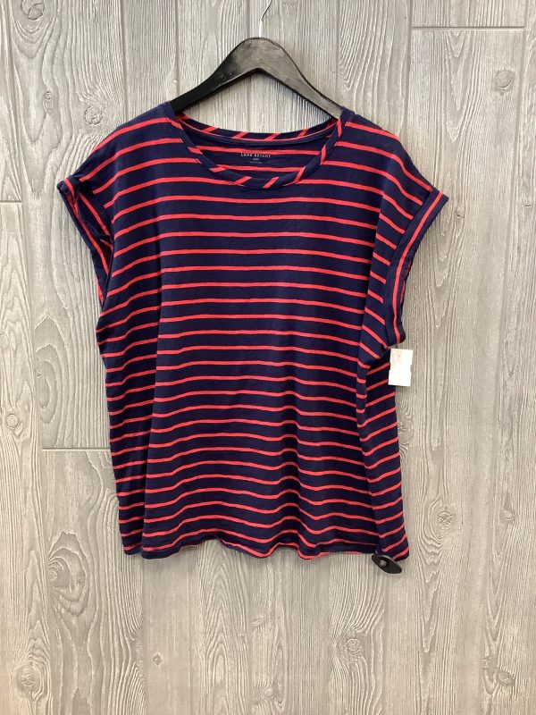 Striped Pattern Top Short Sleeve Lane Bryant, Size 3x Discount