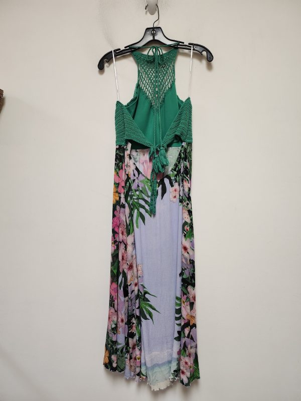 Tropical Print Dress Casual Maxi Desigual, Size Xl For Cheap