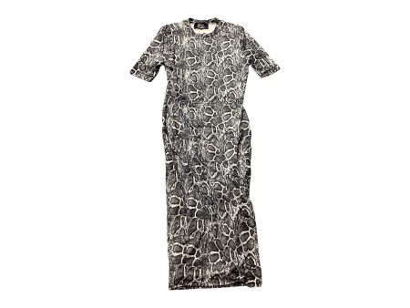 Snakeskin Print Dress Casual Maxi Clothes Mentor, Size Xl Online now