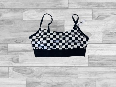 Black & White Athletic Bra Pink, Size L Hot on Sale