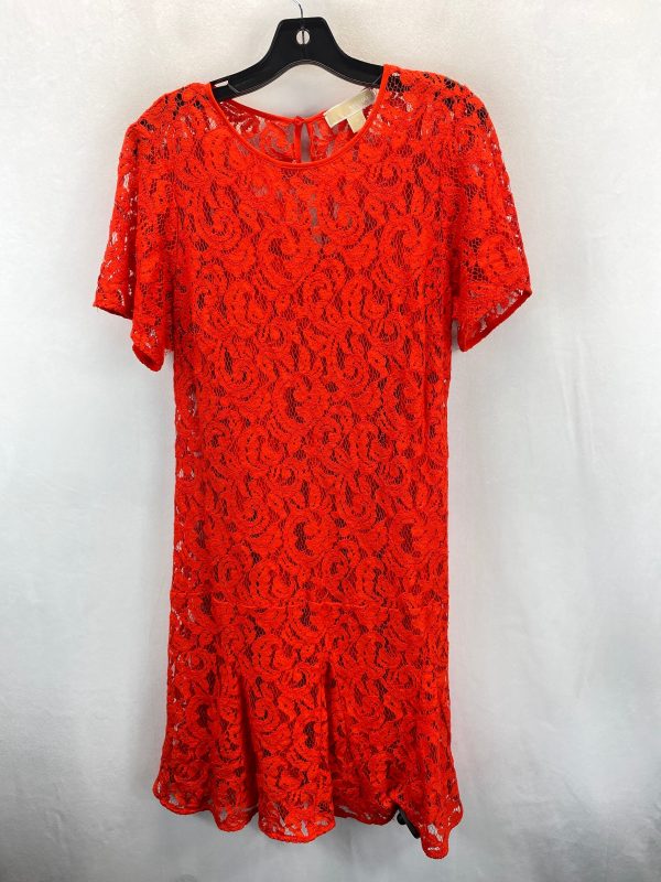 Red Dress Designer Michael Kors, Size L Fashion