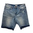 Blue Denim Shorts Tribal, Size 10 Online now