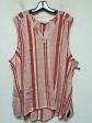 Striped Pattern Tank Top Sonoma, Size 4x on Sale