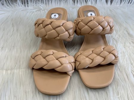 Beige Sandals Heels Block Dolce Vita, Size 8 Online now