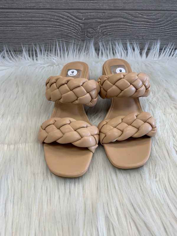 Beige Sandals Heels Block Dolce Vita, Size 8 Online now