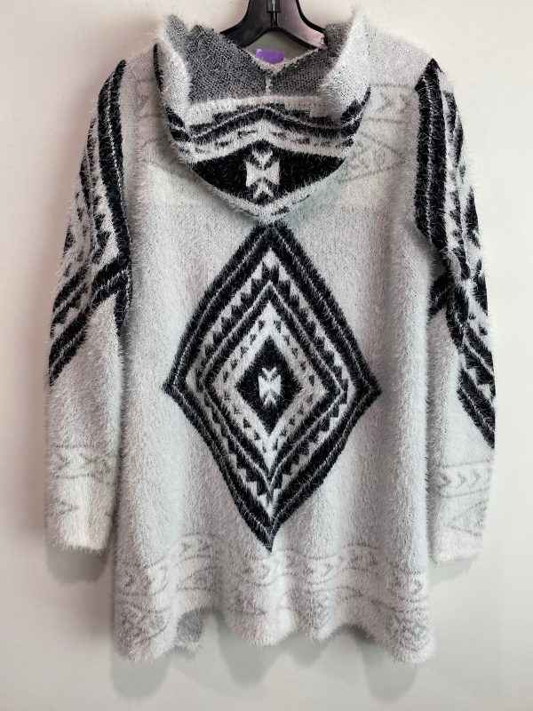 Black & White Sweater Cardigan Clothes Mentor, Size L For Sale