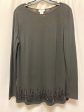 Black Top Long Sleeve Liz Claiborne, Size L Hot on Sale