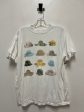 White Top Short Sleeve Girl Dangerous, Size S Supply