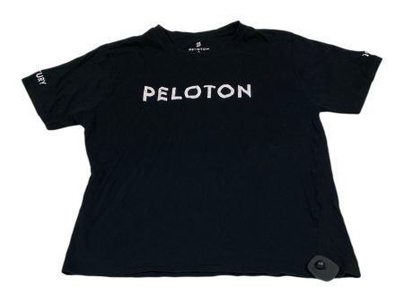 Athletic Top Short Sleeve By PELOTON  Size: L Online Hot Sale