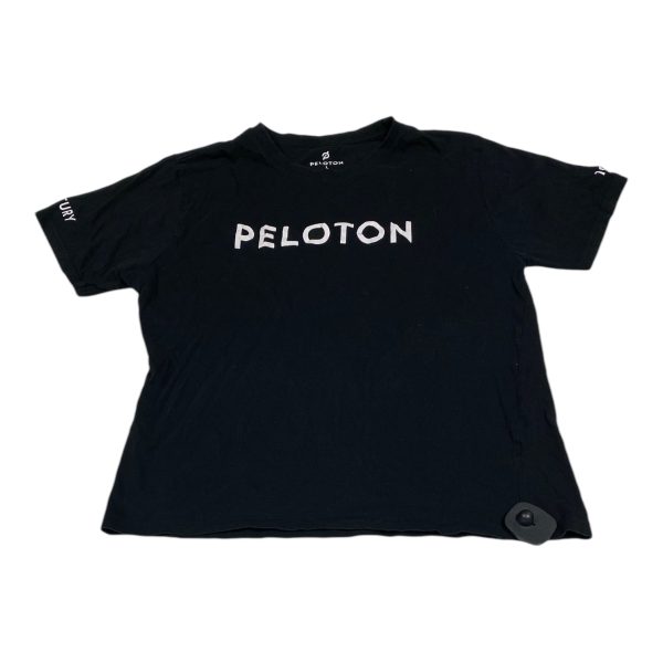 Athletic Top Short Sleeve By PELOTON  Size: L Online Hot Sale