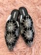 Silver Sandals Flats Charles David, Size 8 Online Sale