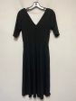 Black Dress Casual Midi Socialite, Size M on Sale