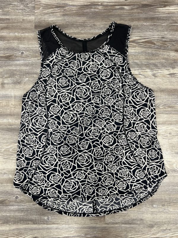 Black & White Athletic Tank Top Lululemon, Size L For Discount