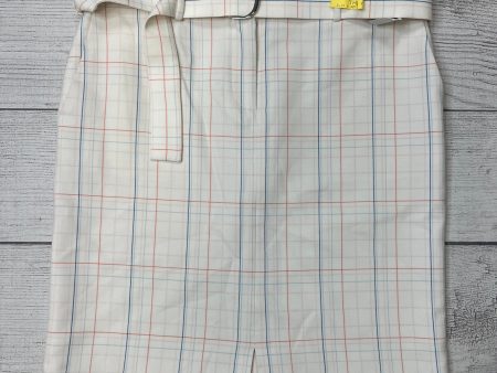 White Skirt Midi Hugo Boss, Size 10 on Sale