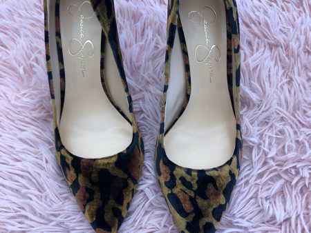 Animal Print Shoes Heels Stiletto Jessica Simpson, Size 6.5 Discount