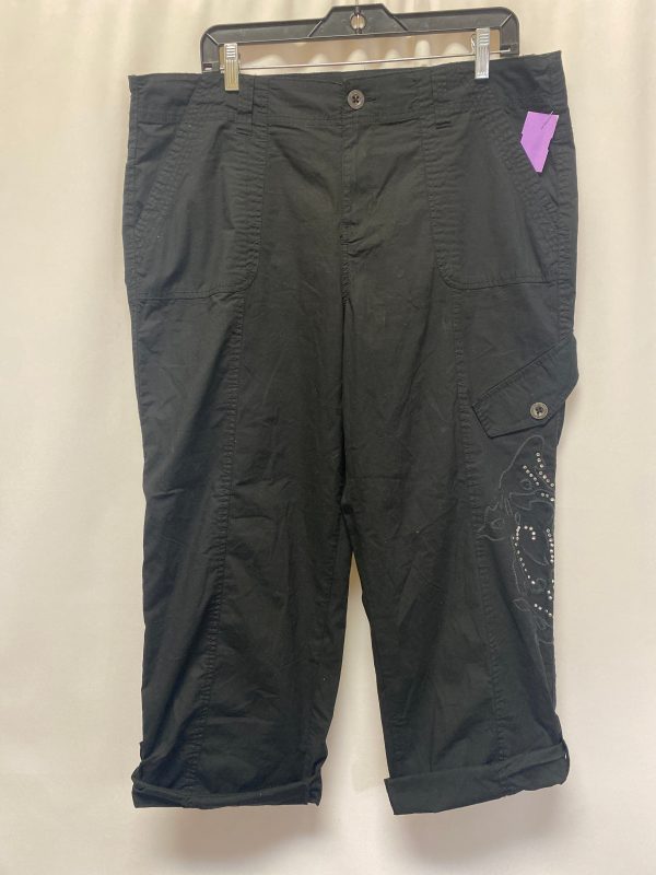 Black Pants Lounge Style And Company, Size 16 For Cheap