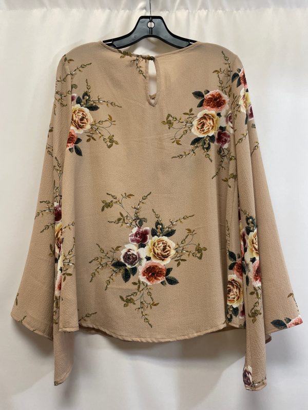 Beige Top Long Sleeve Entro, Size S Cheap