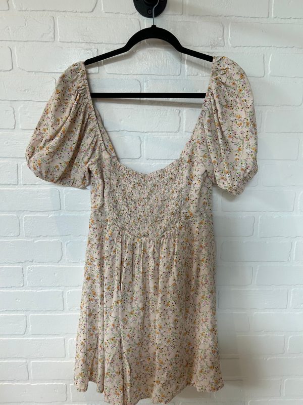 Tan Dress Casual Short Sophie Rue, Size L Fashion